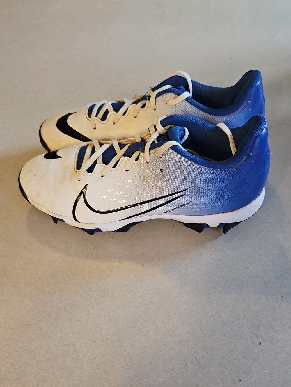 Nike Blue And White Softball Cleats